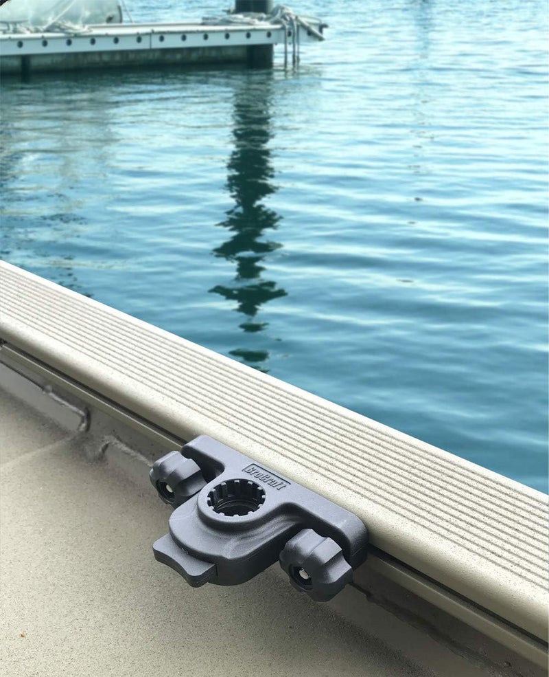 Brocraft Boat Gunnel Track Flag Pole/Boat Flag Pole for Track System -Not Drilling Required - Image 3